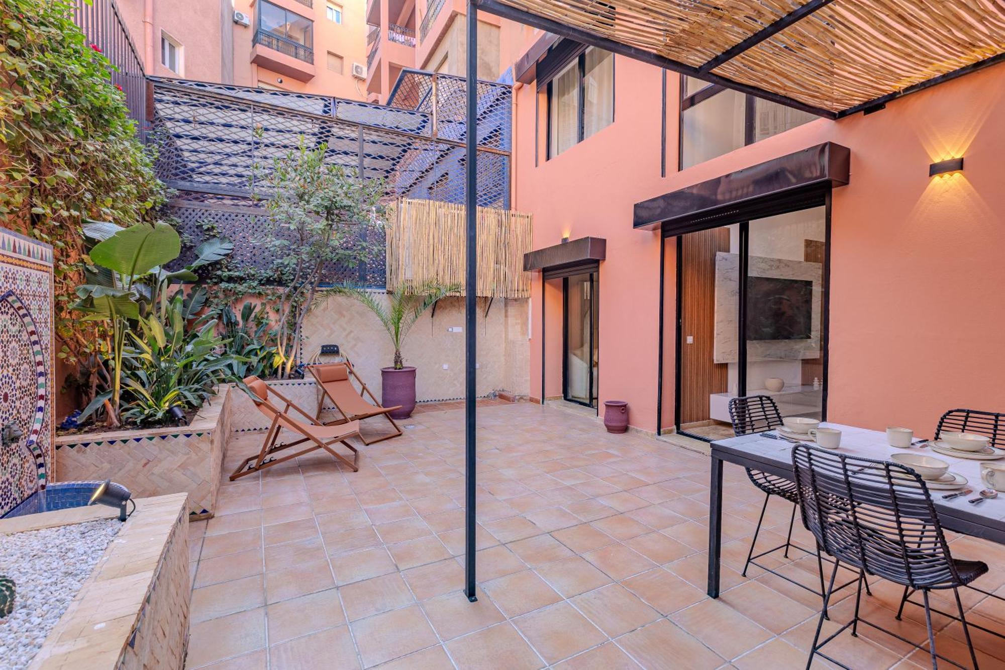 Duplex Le Majorelle, Res Devant Le Jardin, Piscine Apartment Marrakesh